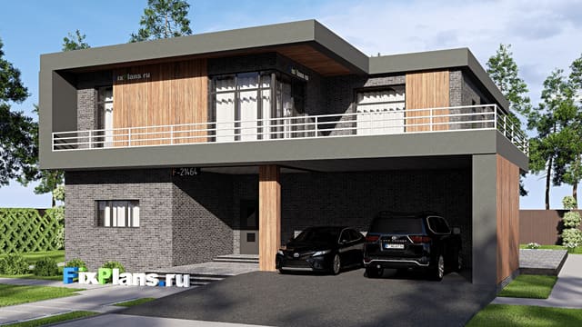 Двухэтажный дом F-21464
